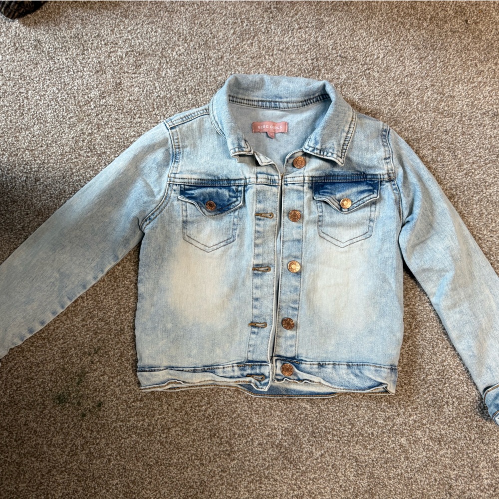 BCBG Blue Jean Jacket Classic Denim Style